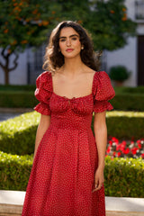 Mira Puffed Sleeve Dress