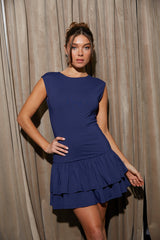 Olivia Drop Waist Fit and Flare Mini Dress