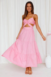 Need To Know Now Maxi Dress Pink