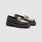 WOMENS RAFFIA WHITNEY SUPER LUG LOAFER