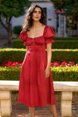 Mira Puffed Sleeve Dress