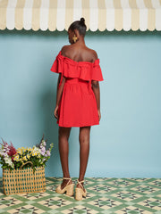Watermelon Bow Mini Dress
