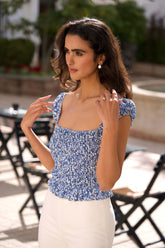 Lucy Smocked Top