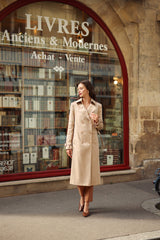 Nica Embroidered Trench Coat