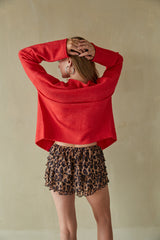 Raye Leopard Print Ruffle Bloomers