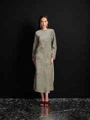 Maude Velvet Midi Dress