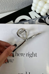 Saira Claw Clip - Silver