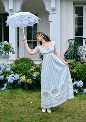 “Matin de fenêtre fleurie” Dress