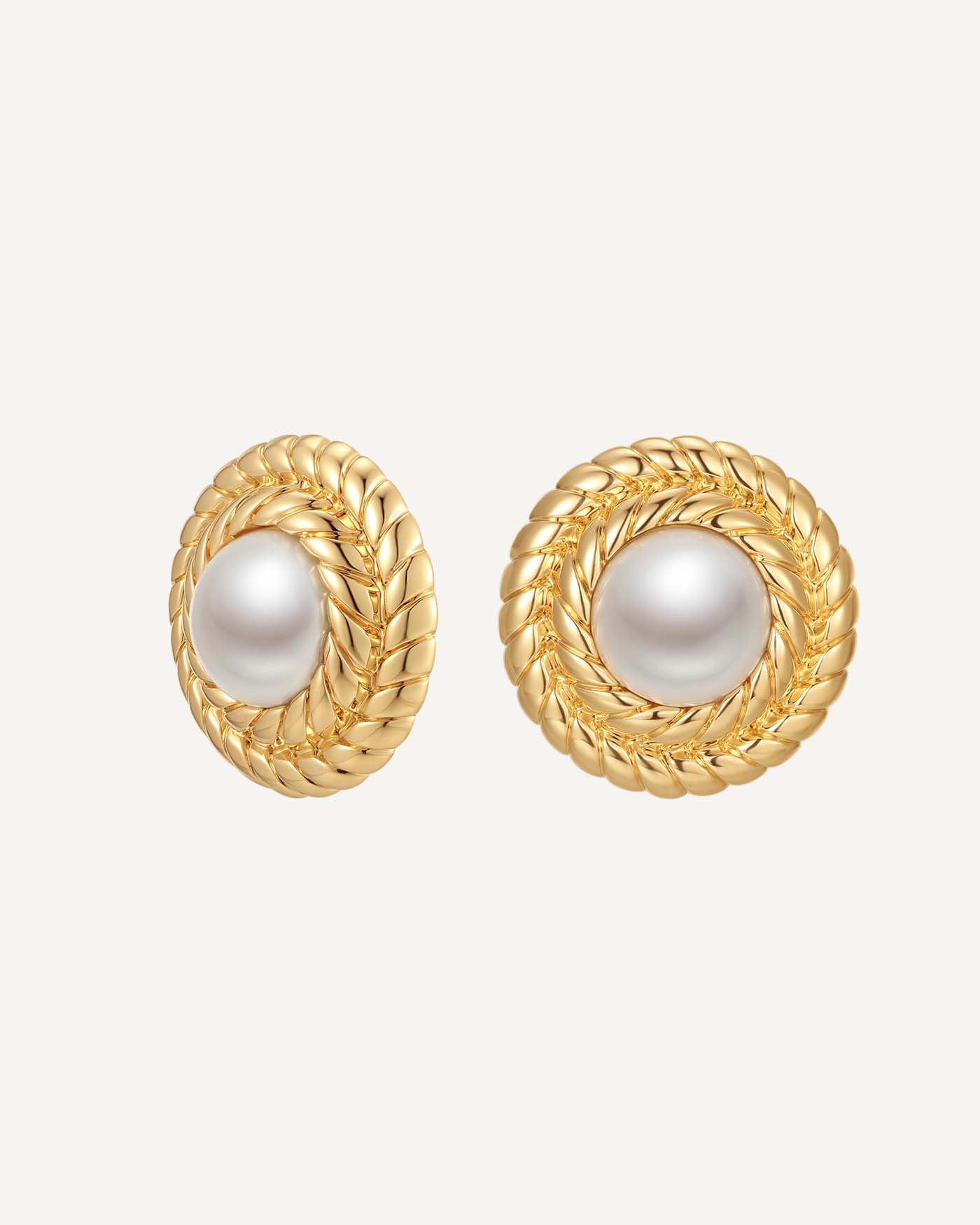June Birthstone Earrings - Pearl