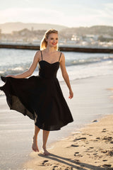 Bardot Linen Dress
