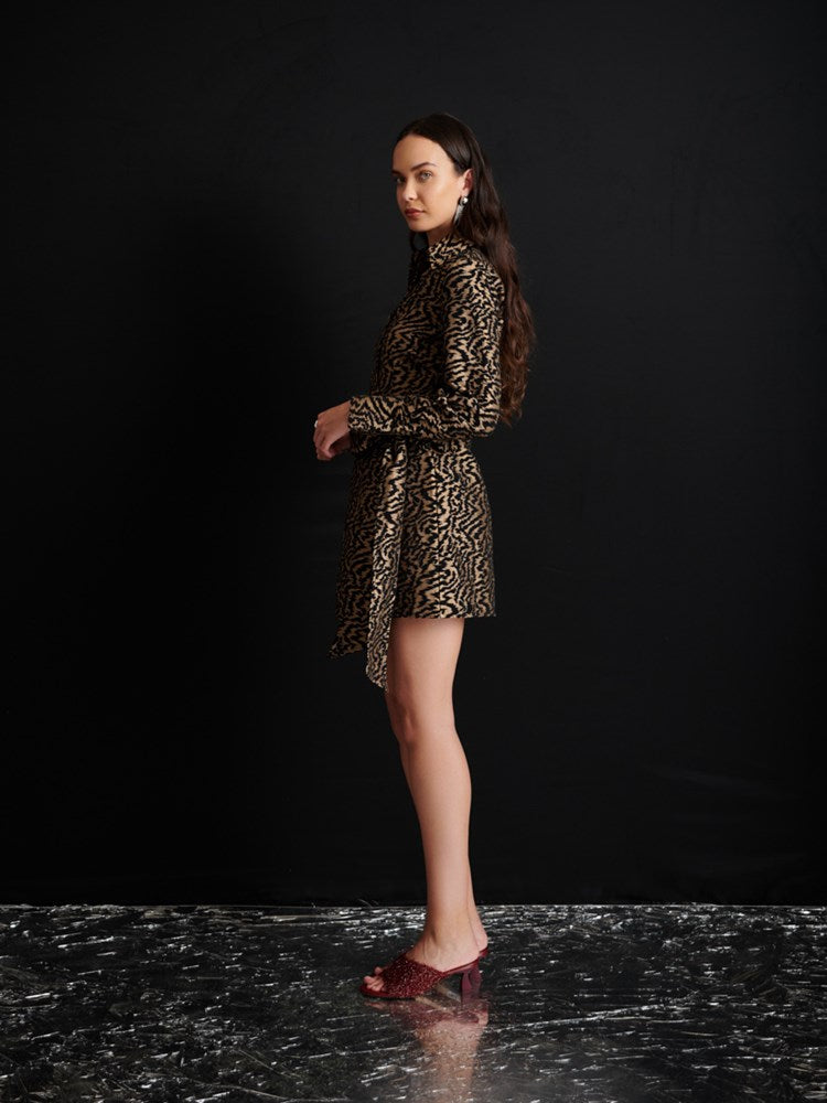 Phoebe Jacquard Mini Dress