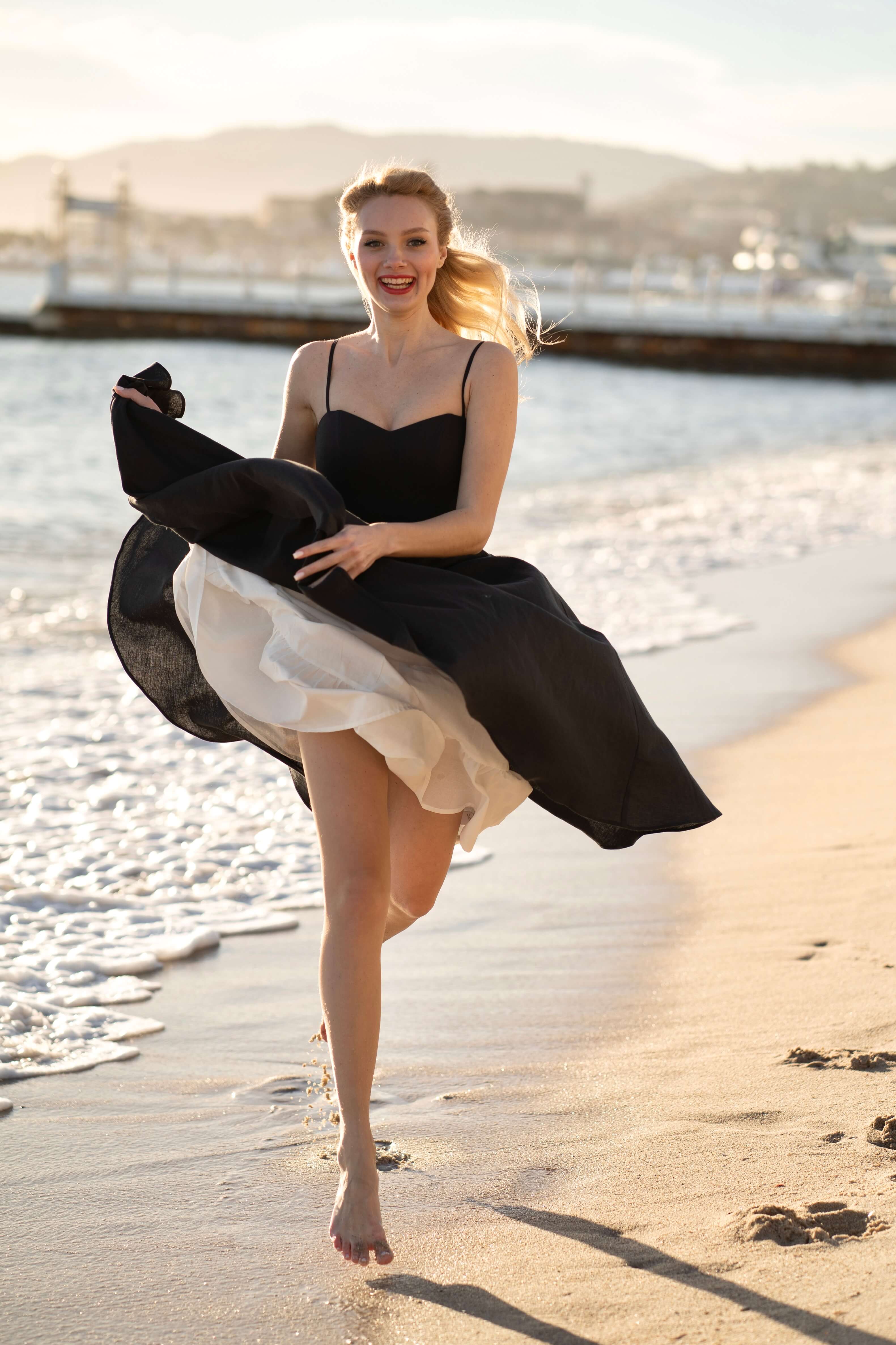 Bardot Linen Dress