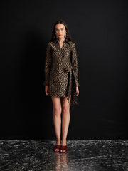 Phoebe Jacquard Mini Dress