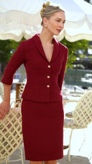 Margaux Cotton Tweed Two Piece
