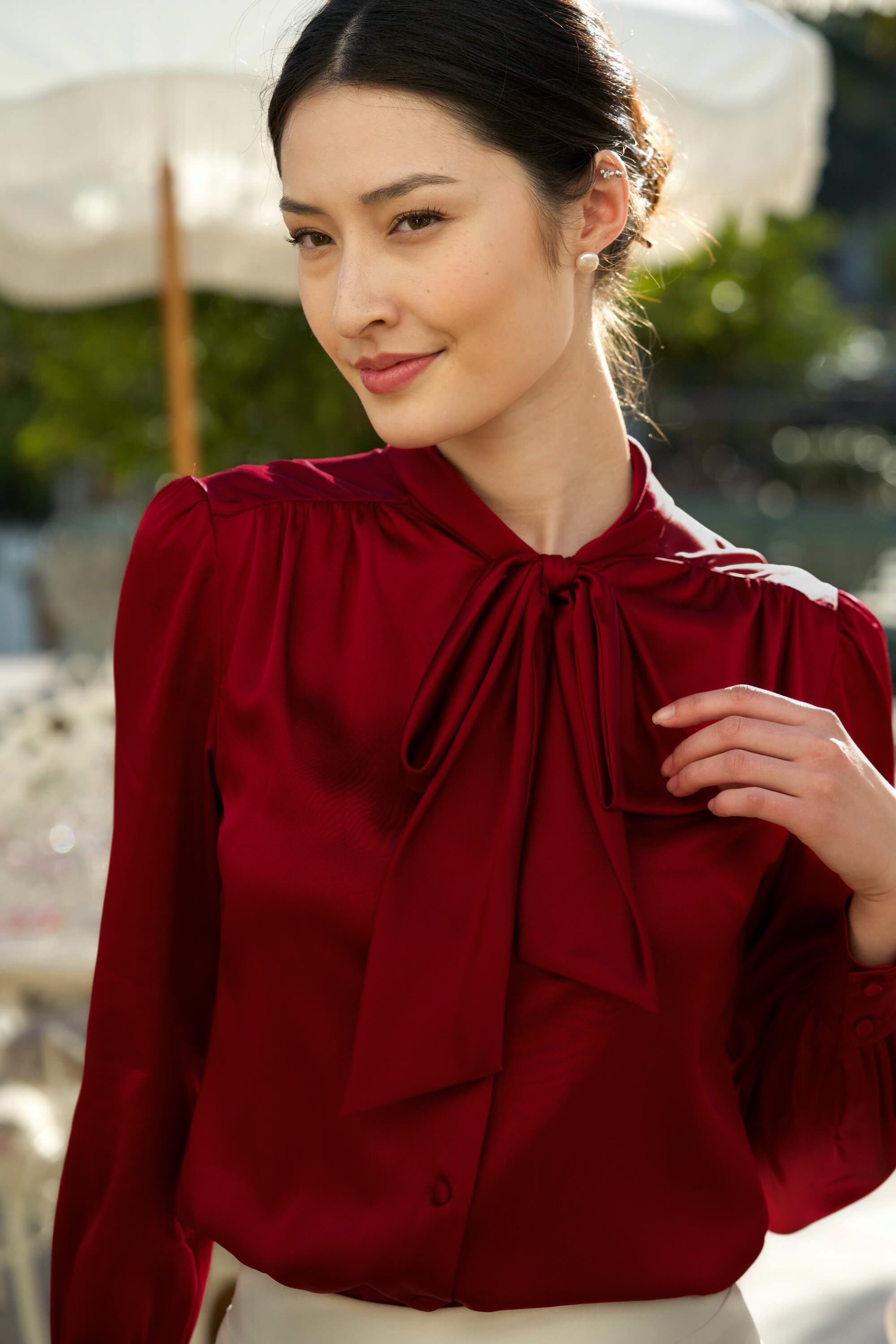 Lena Silk Blouse
