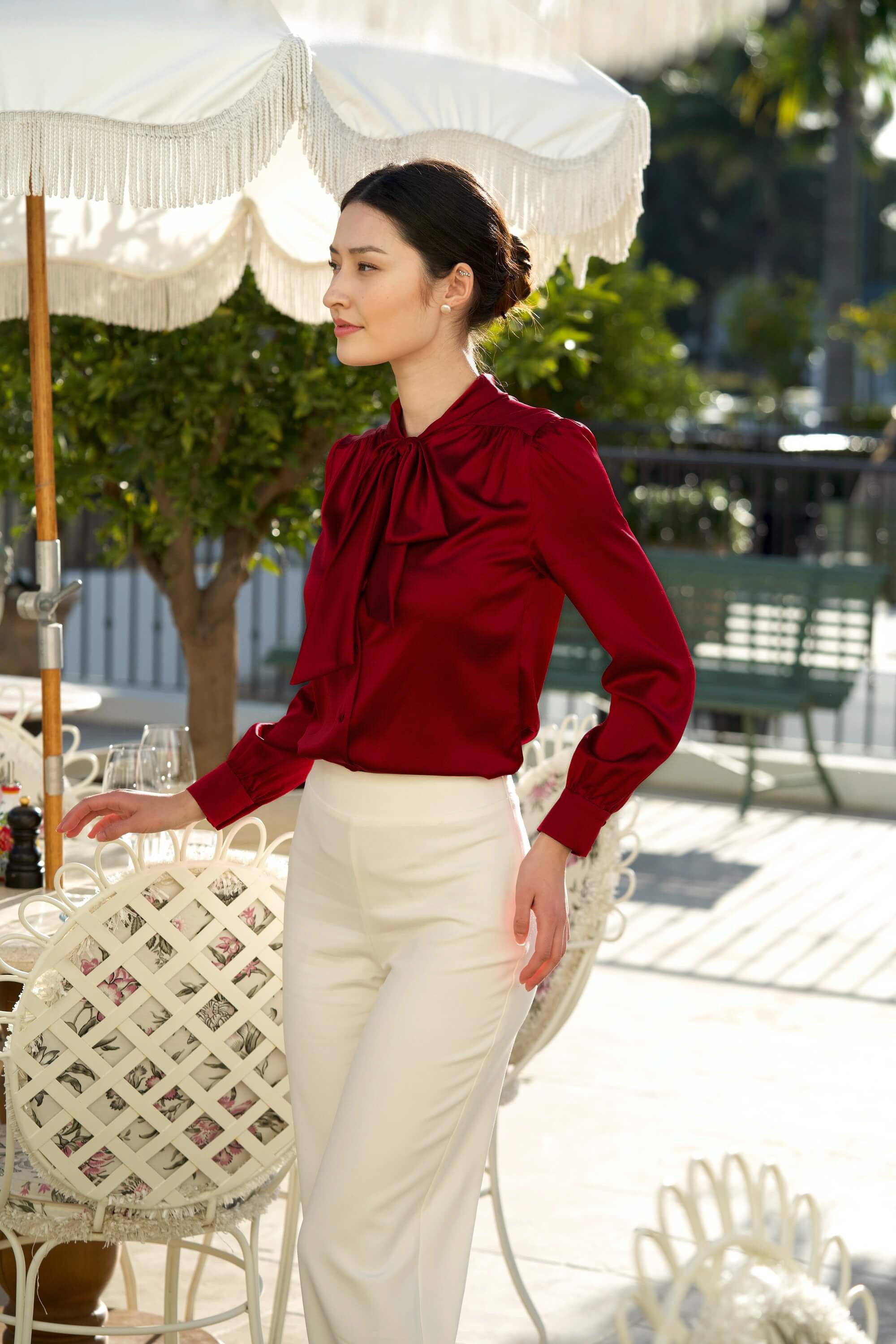 Lena Silk Blouse