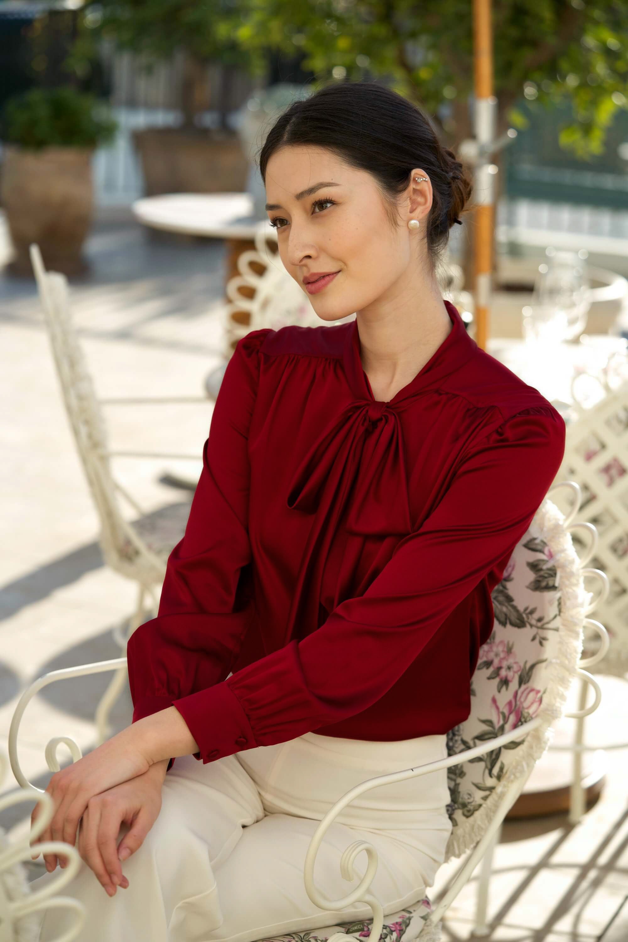 Lena Silk Blouse
