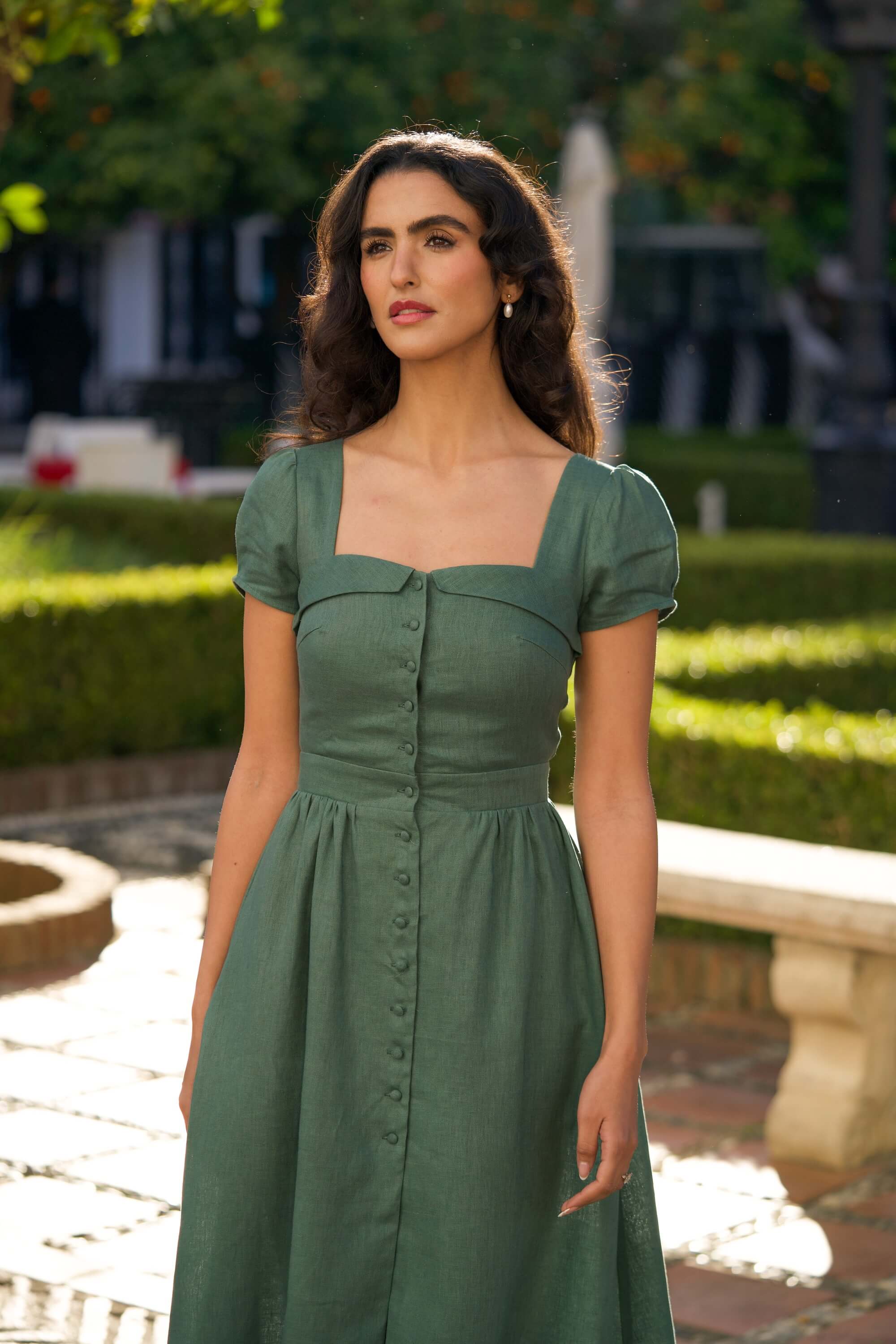 Estelle Button Down Dress
