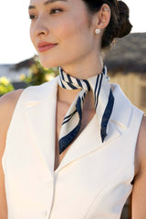 Oc??ane Silk Twill Scarf