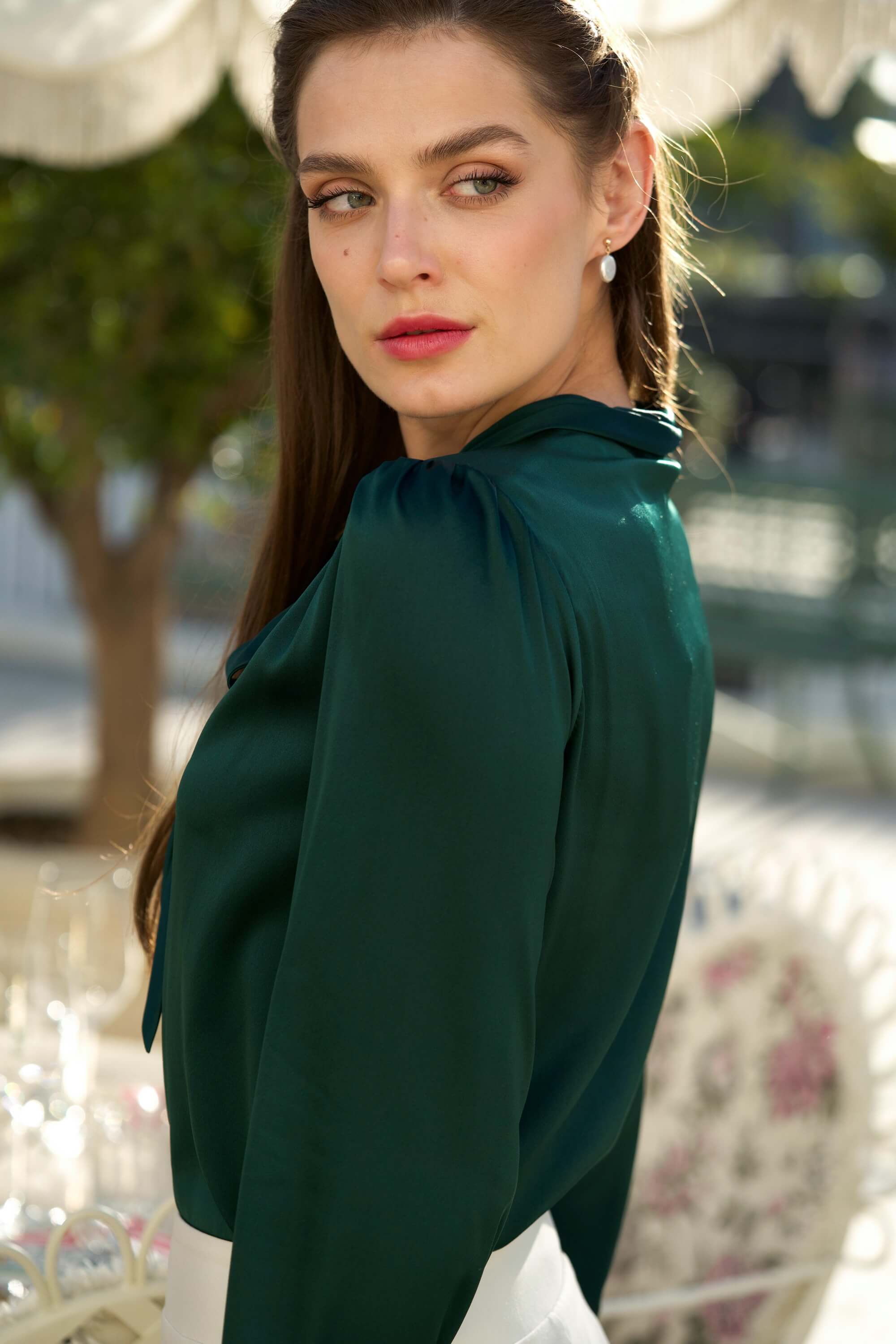 Lena Silk Blouse