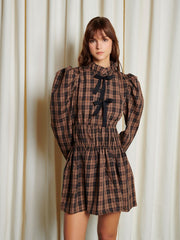 Kyla Check Mini Dress