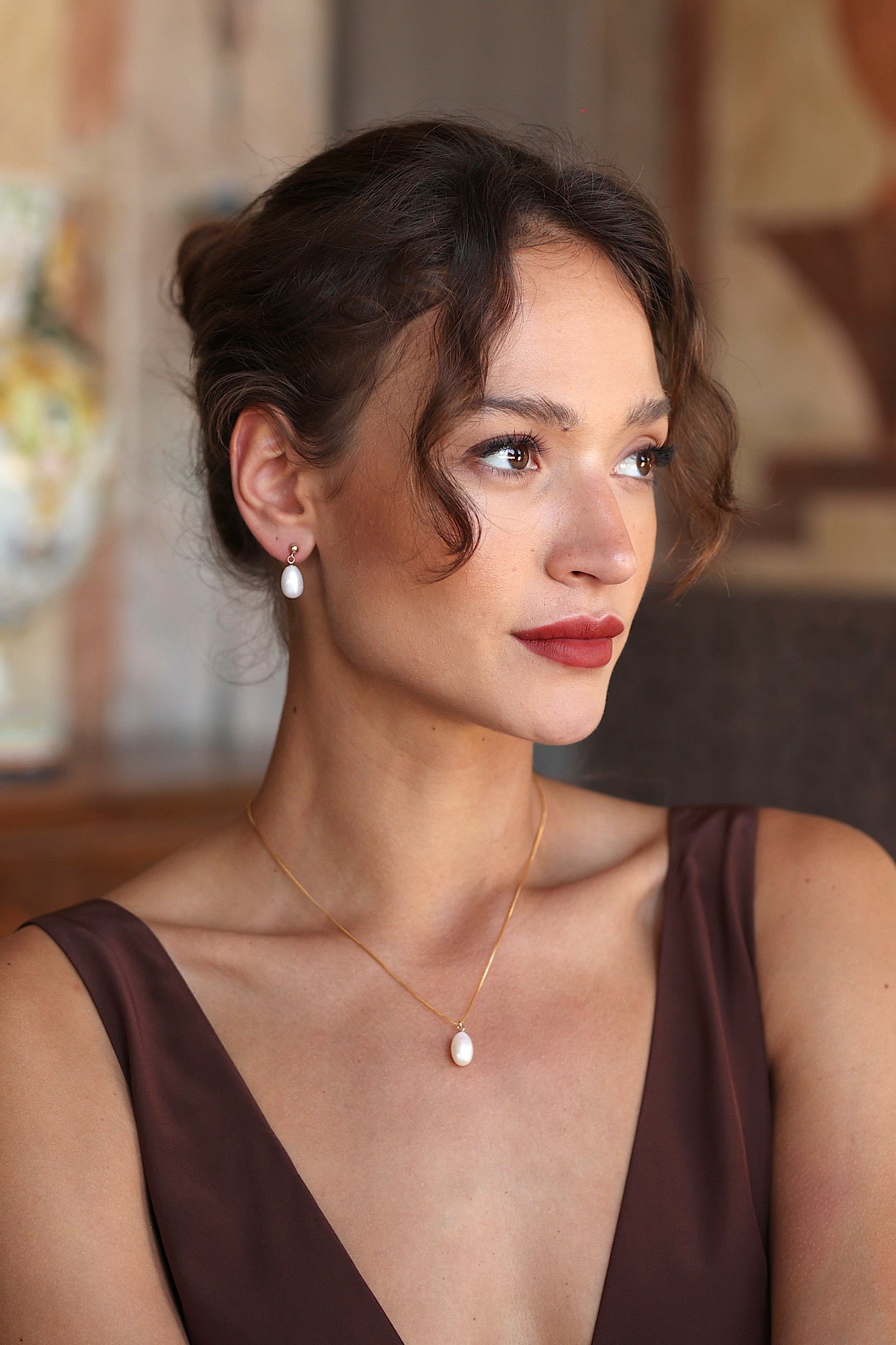 Tears of Venus Pearl Earrings