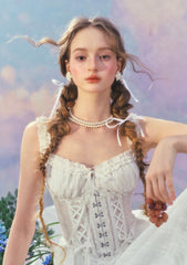 White Dream Tide Corset Dress