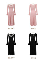 Symphony of Blossom Knit Dress