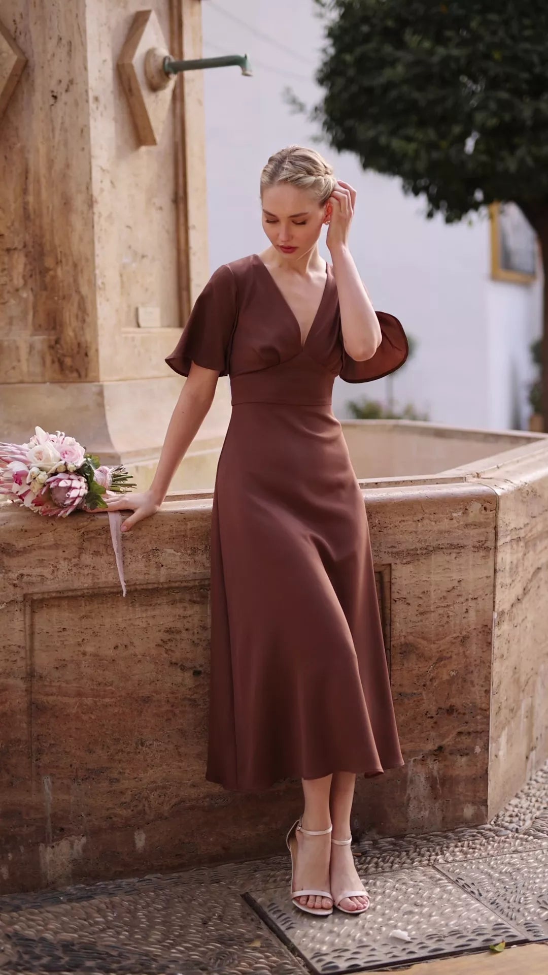Coralie Silk Dress