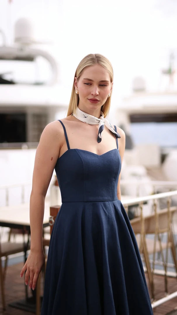 Bardot Linen Dress