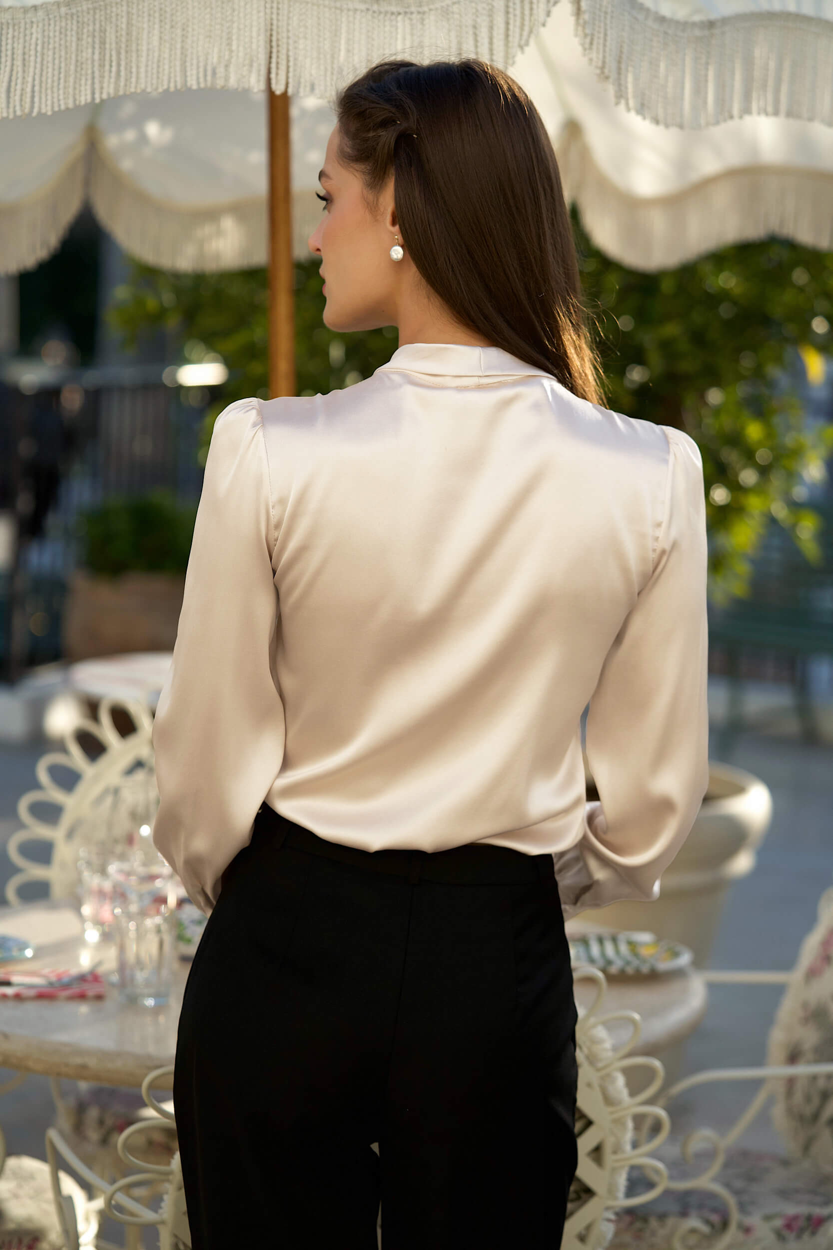 Lena Silk Blouse