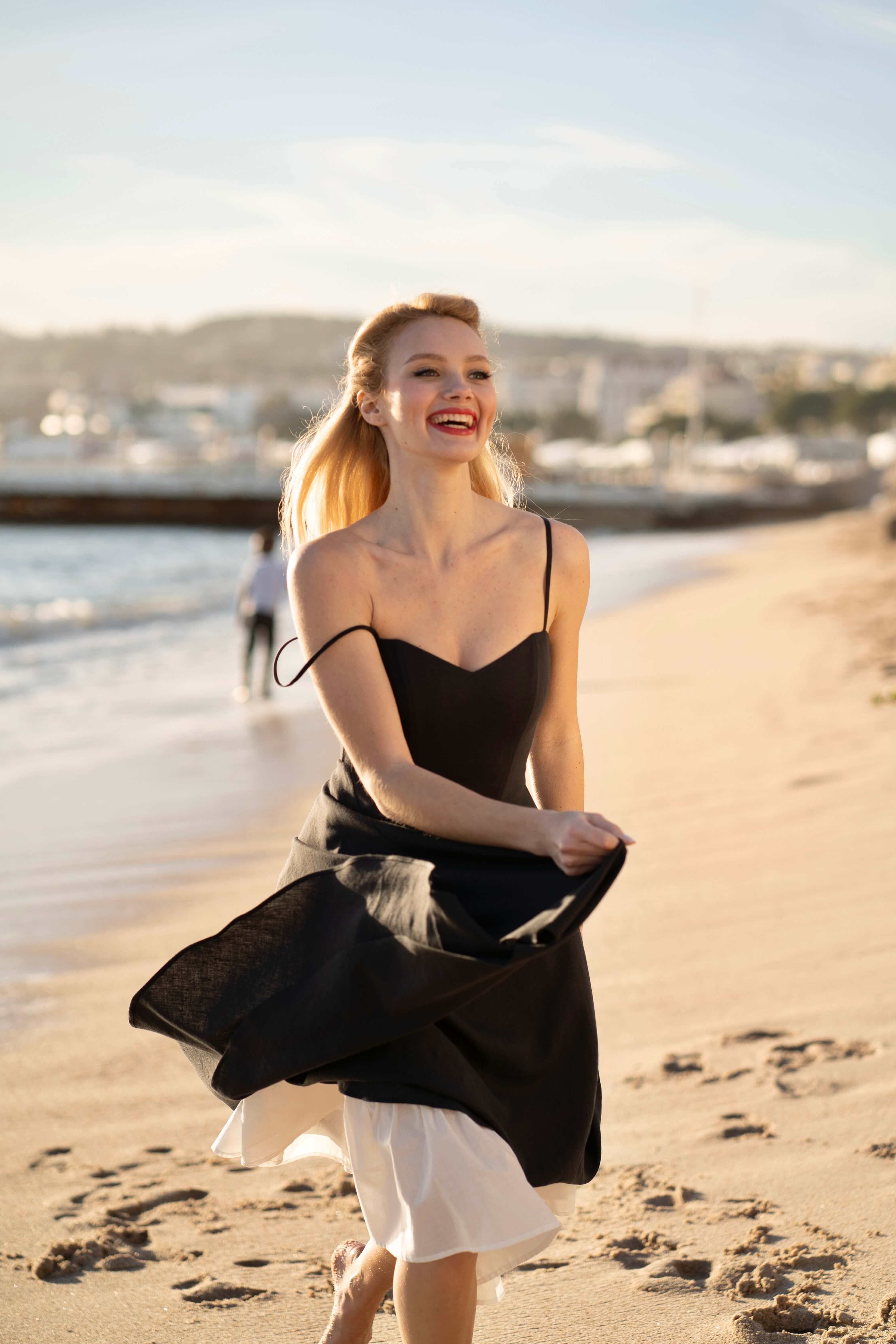 Bardot Linen Dress