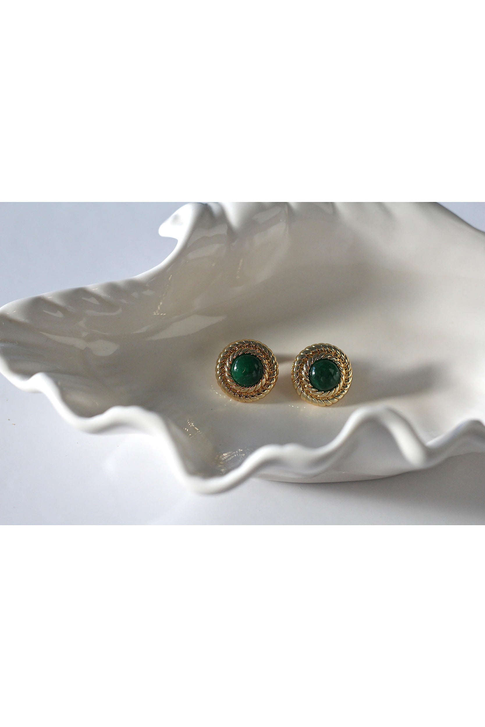 May Birthstone Earrings - Emerald