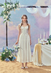 White Dream Tide Corset Dress