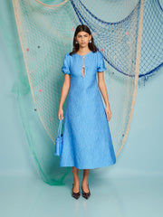 Reef Jacquard Midi Dress